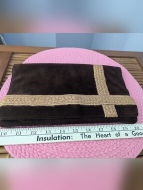 Suede Clutch